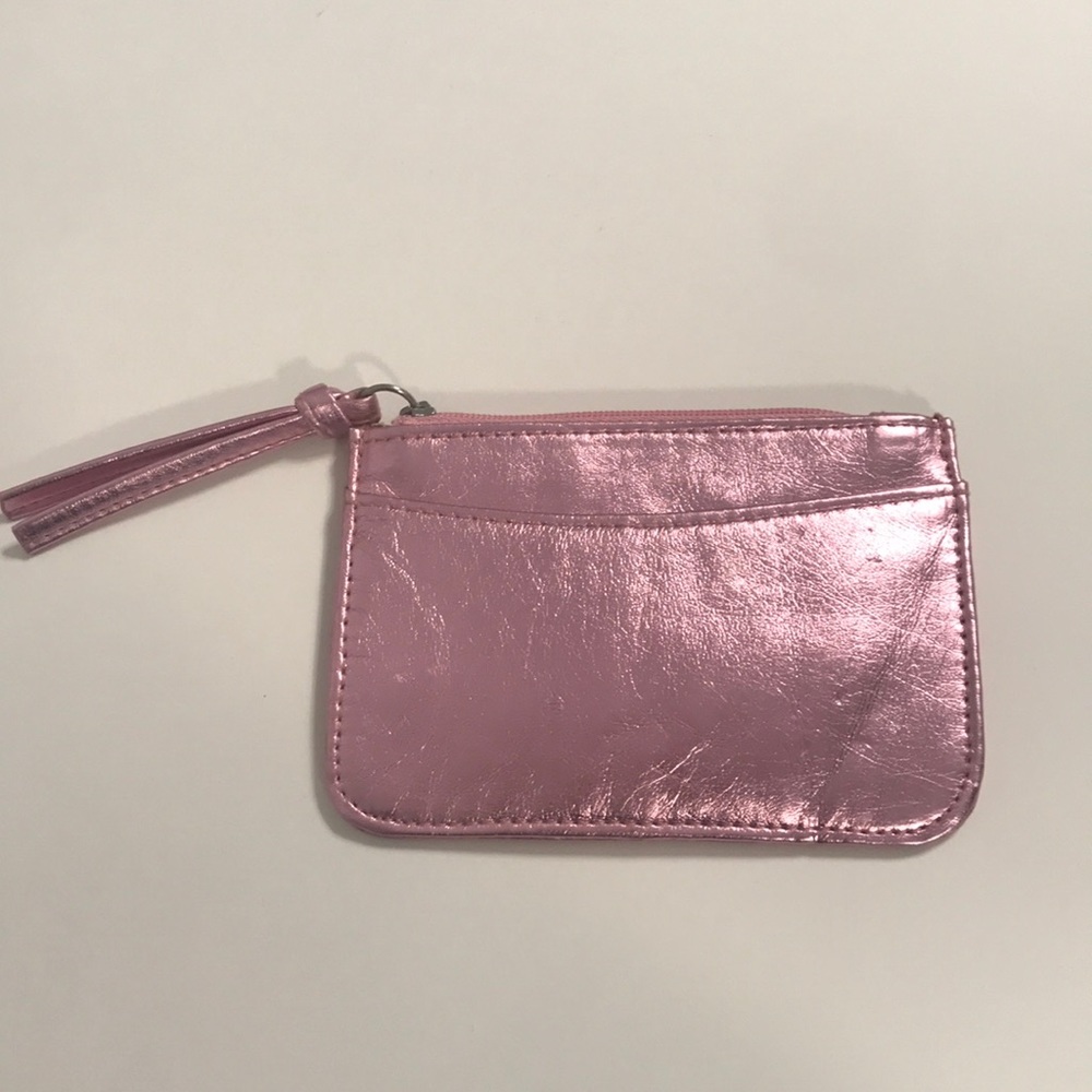 Metallic Pink J. Crew Coin Purse